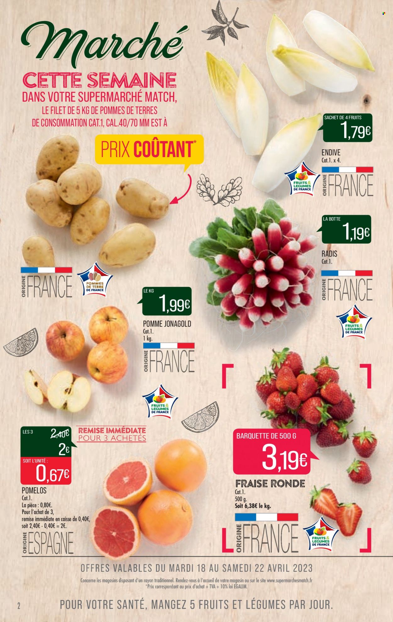 Catalogue Supermarché Match - 18/04/2023 - 23/04/2023. Page 2