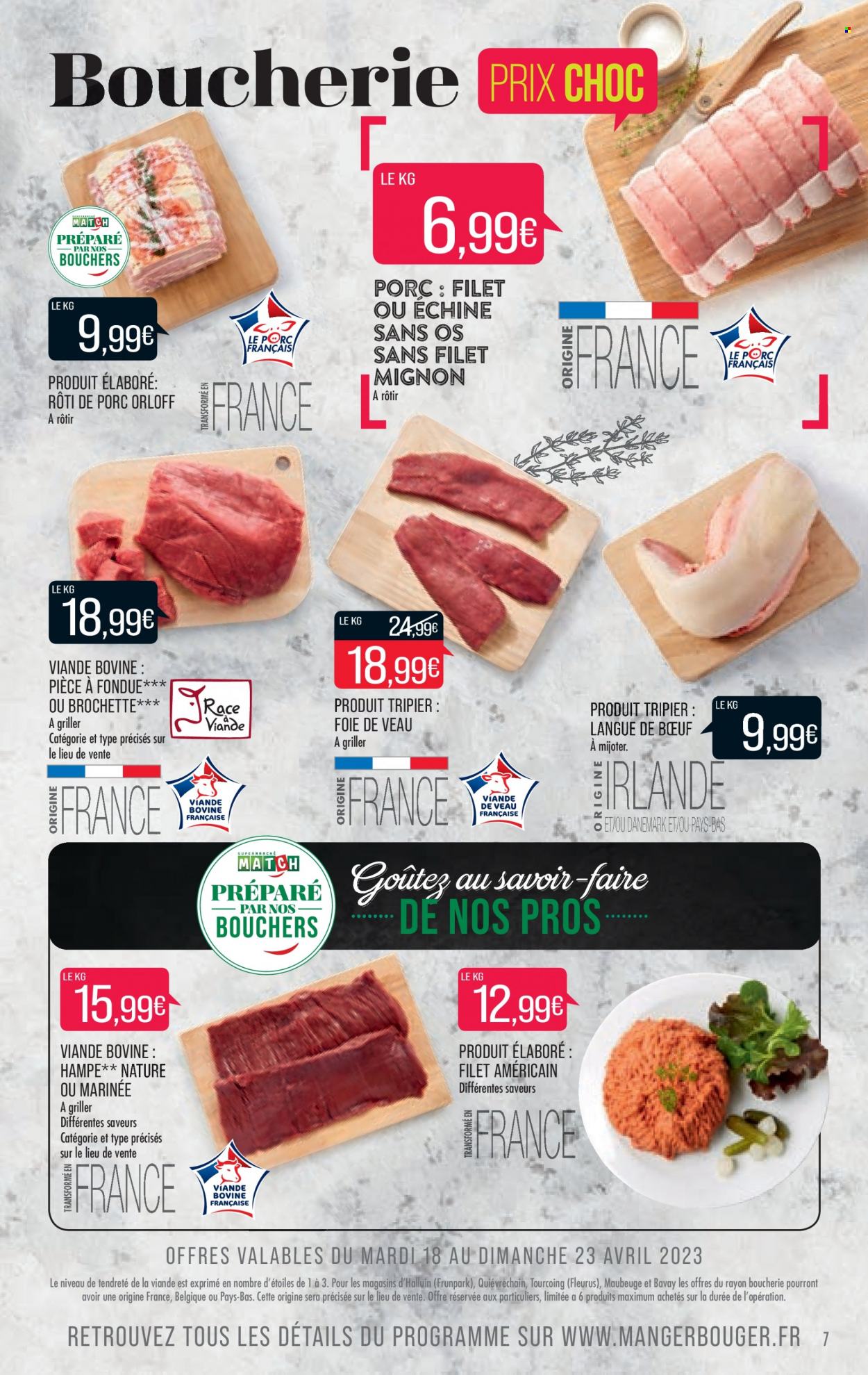 Catalogue Supermarché Match - 18/04/2023 - 23/04/2023. Page 7