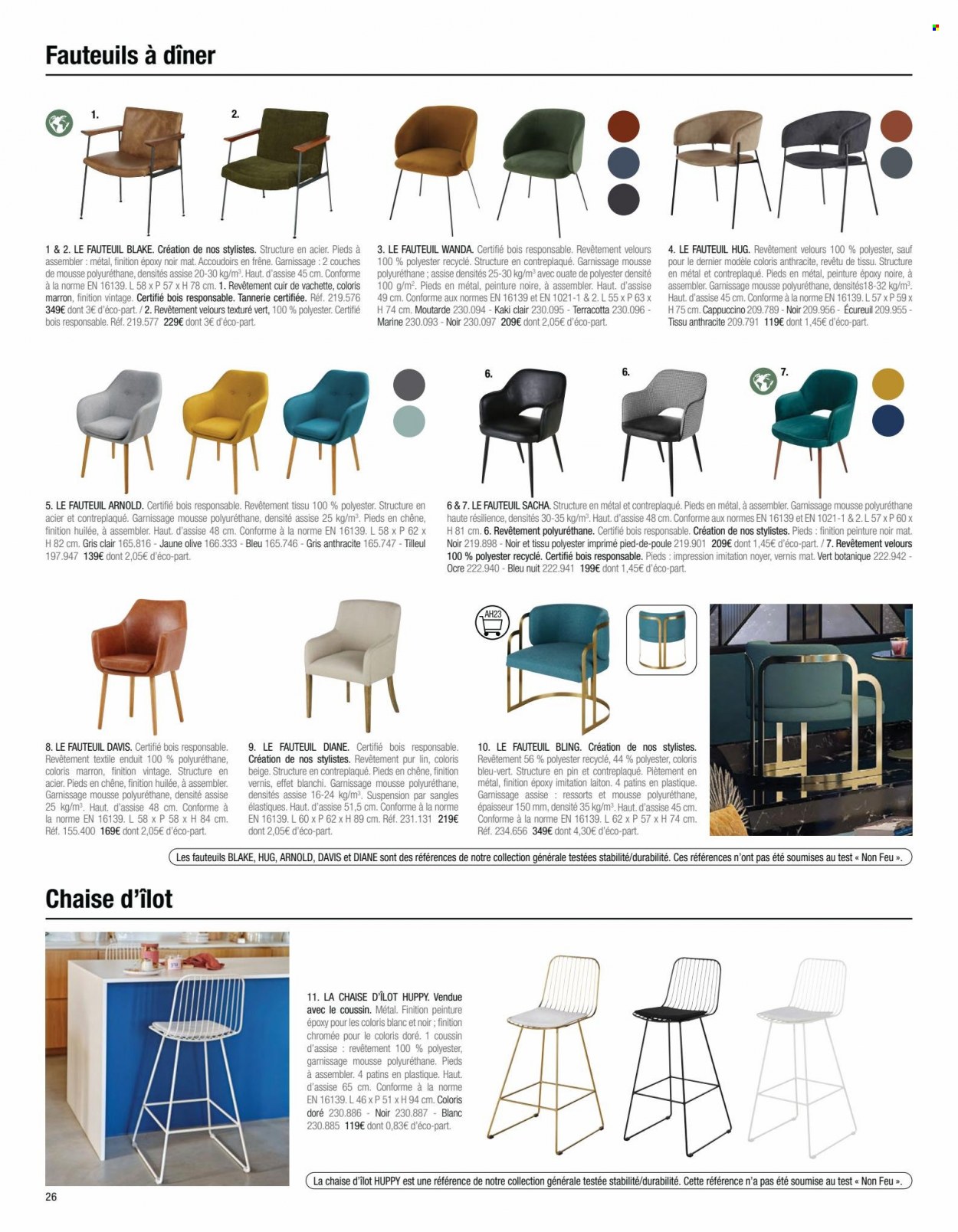 thumbnail - Catalogue Maisons du Monde - Produits soldés - fauteuil. Page 28.