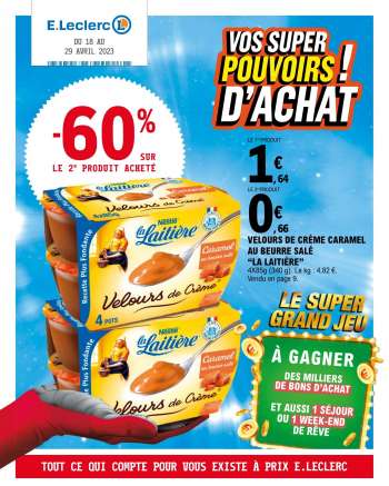 Catalogue E.Leclerc - 18/04/2023 - 29/04/2023.