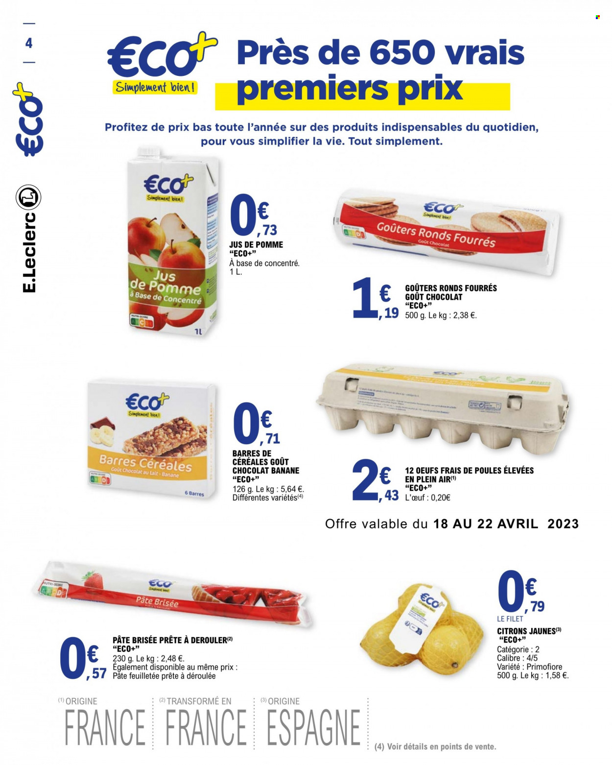 Catalogue E.Leclerc - 18/04/2023 - 29/04/2023. Page 4