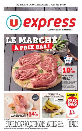 Catalogue U express - 18/04/2023 - 23/04/2023.