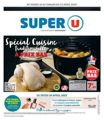 Catalogue SUPER U - 18/04/2023 - 23/04/2023.