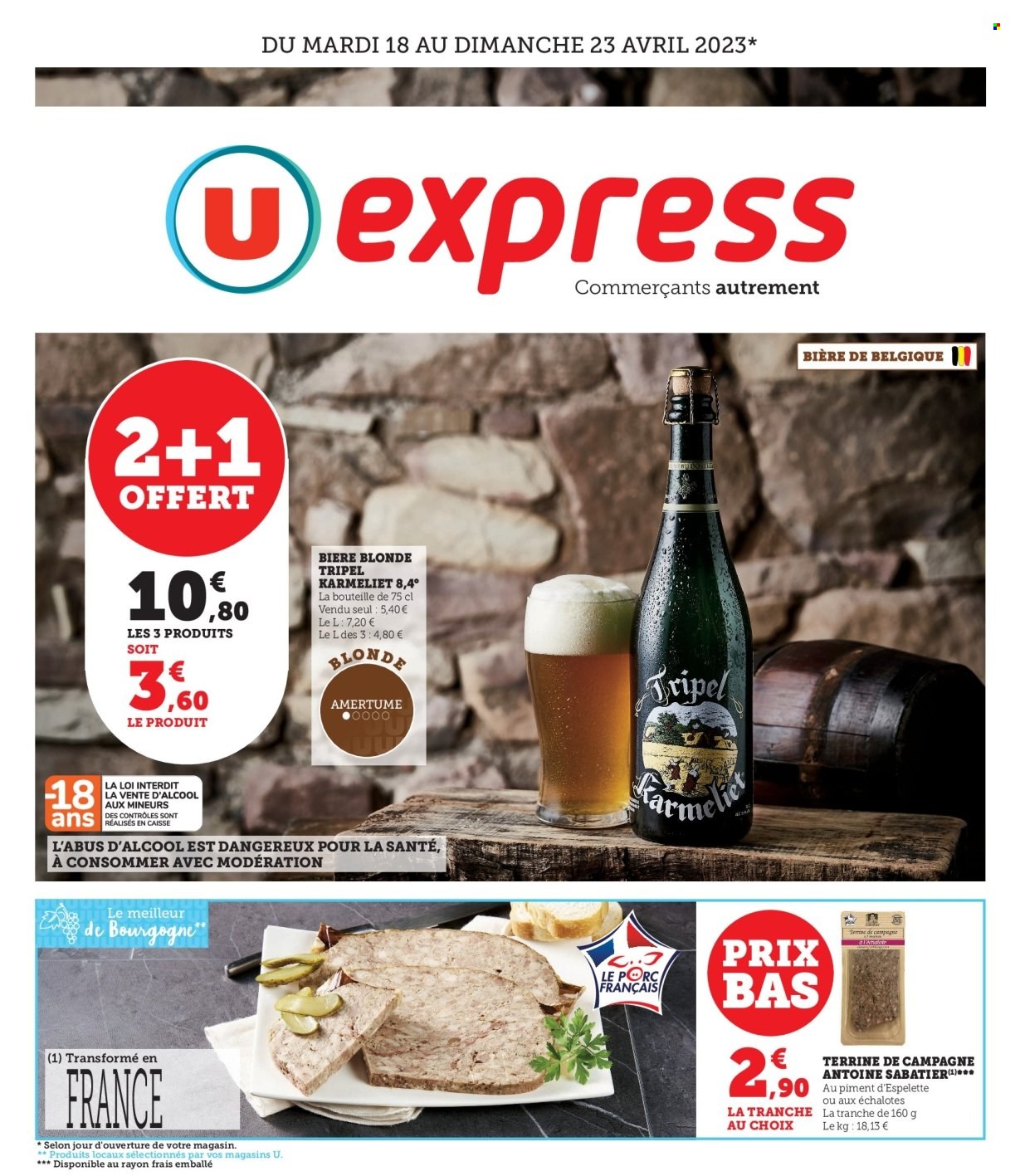 Catalogue U express - 18/04/2023 - 23/04/2023. Page 1