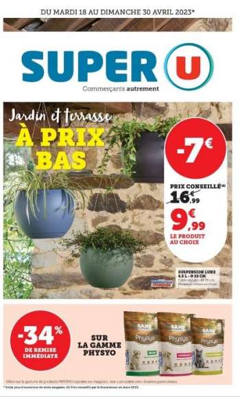 Catalogue SUPER U - 18/04/2023 - 30/04/2023.
