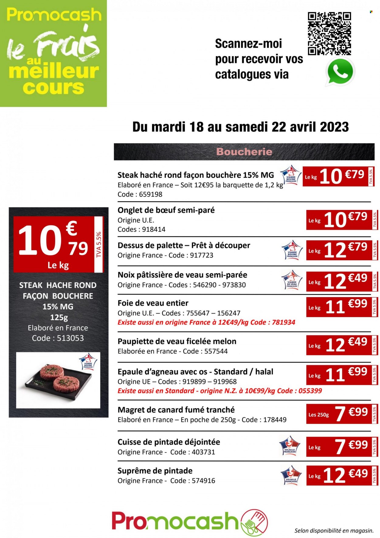 Catalogue Promocash - 18/04/2023 - 22/04/2023. Page 1
