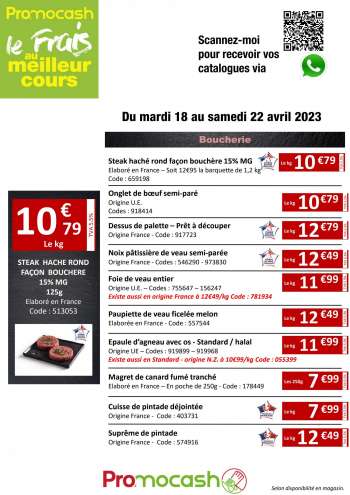 Catalogue Promocash - 18/04/2023 - 22/04/2023.