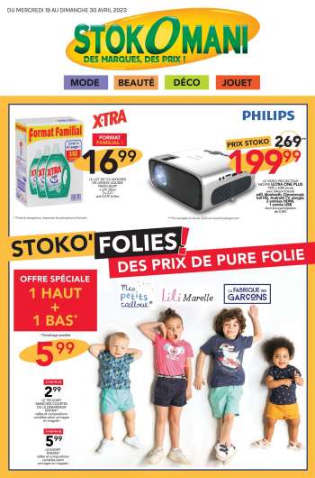 Catalogue Stokomani - 19/04/2023 - 30/04/2023.