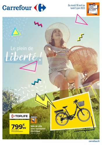 Catalogue Carrefour Hypermarchés - 18/04/2023 - 05/06/2023.