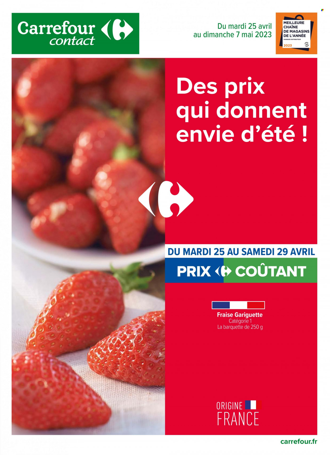 Catalogue Carrefour Contact - 25/04/2023 - 07/05/2023. Page 1