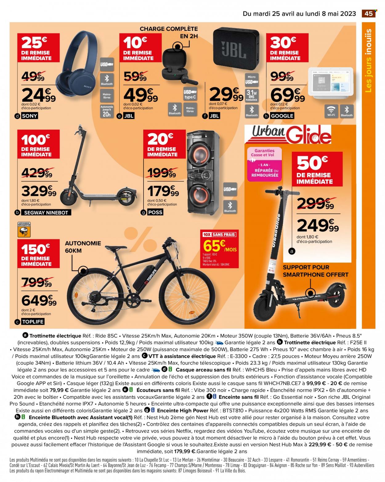 Catalogue Carrefour Hypermarchés - 25/04/2023 - 08/05/2023. Page 53