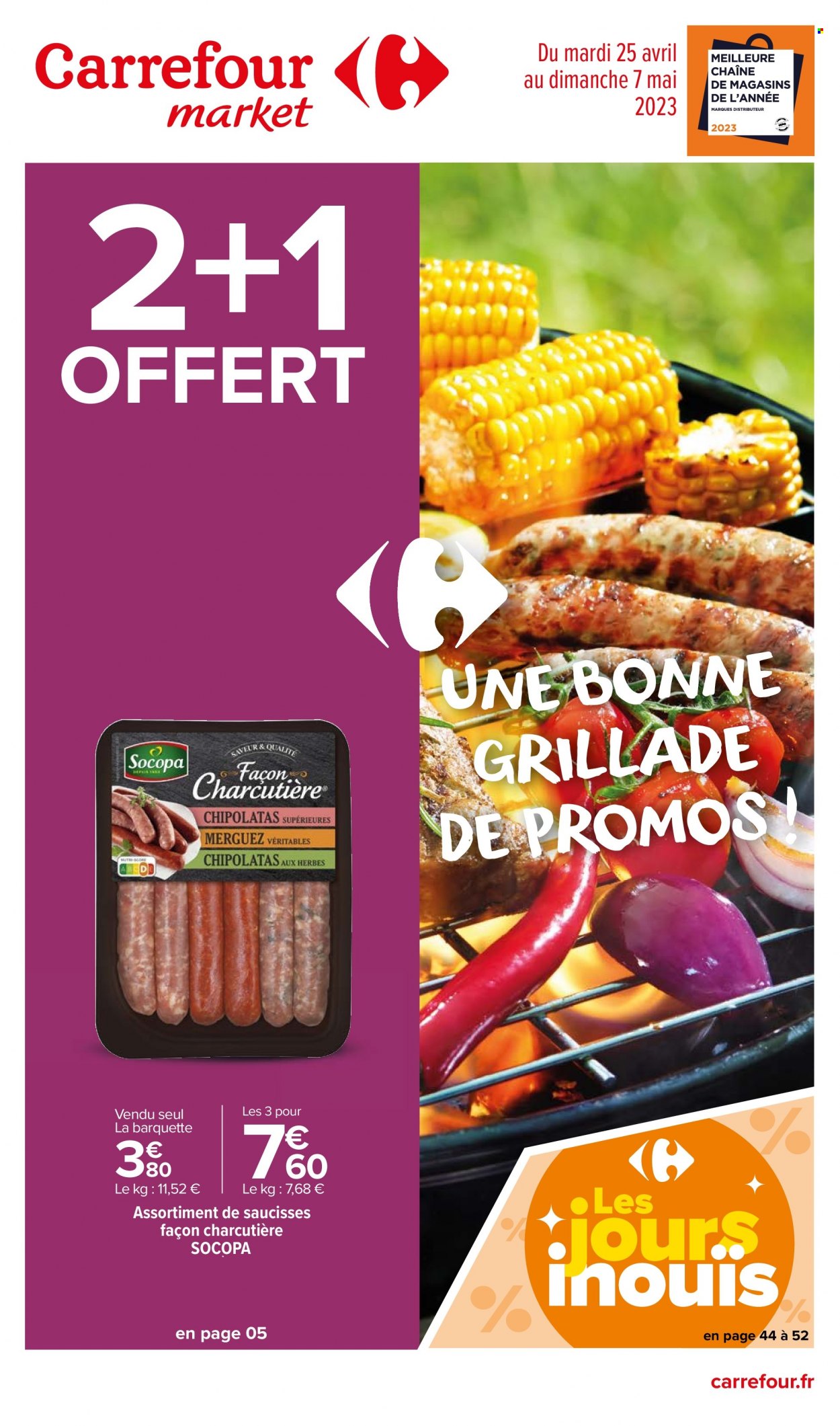 Catalogue Carrefour Market - 25/04/2023 - 07/05/2023. Page 1
