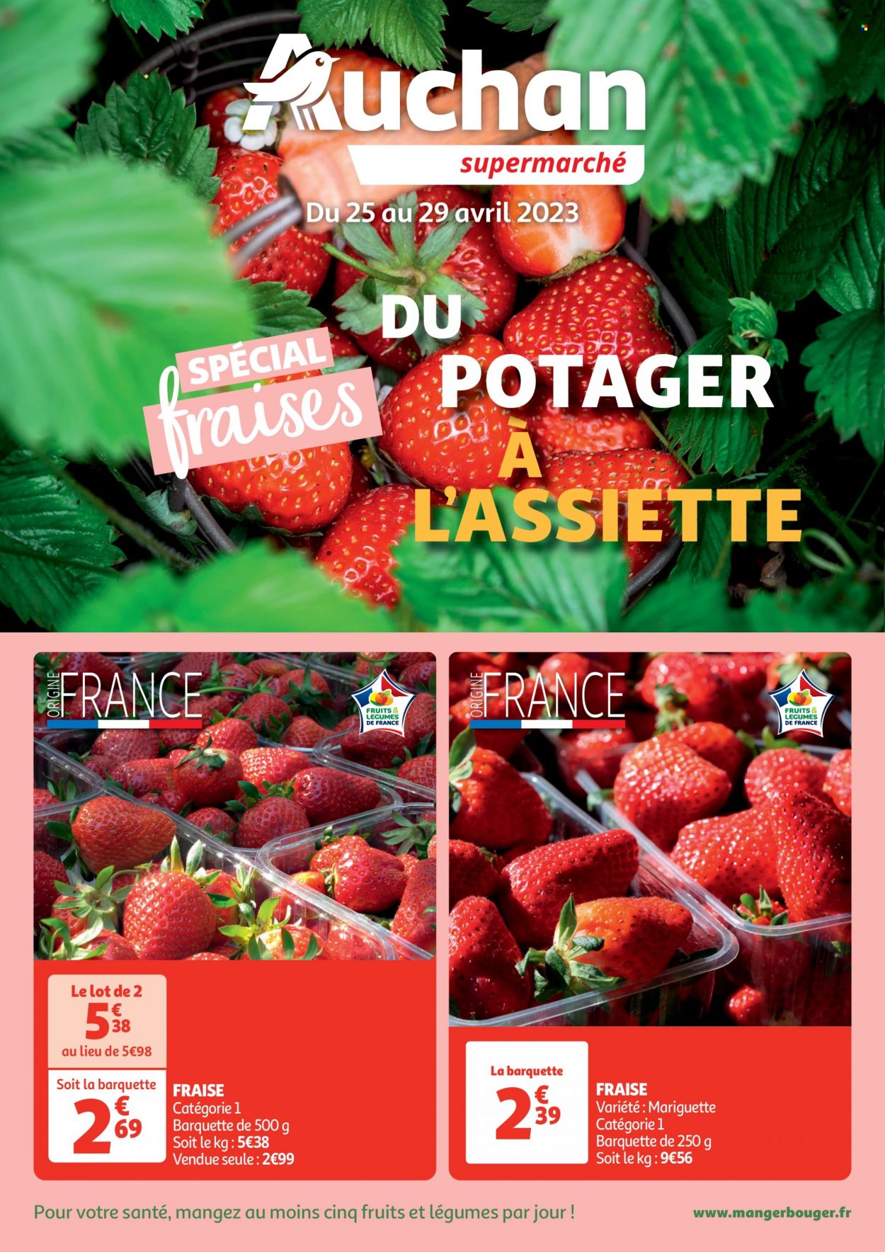 Catalogue Auchan - 25/04/2023 - 29/04/2023. Page 1