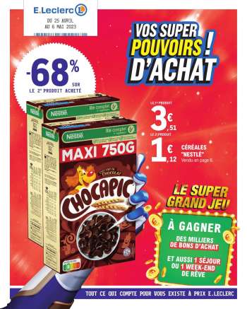 Catalogue E.Leclerc - 25/04/2023 - 06/05/2023.