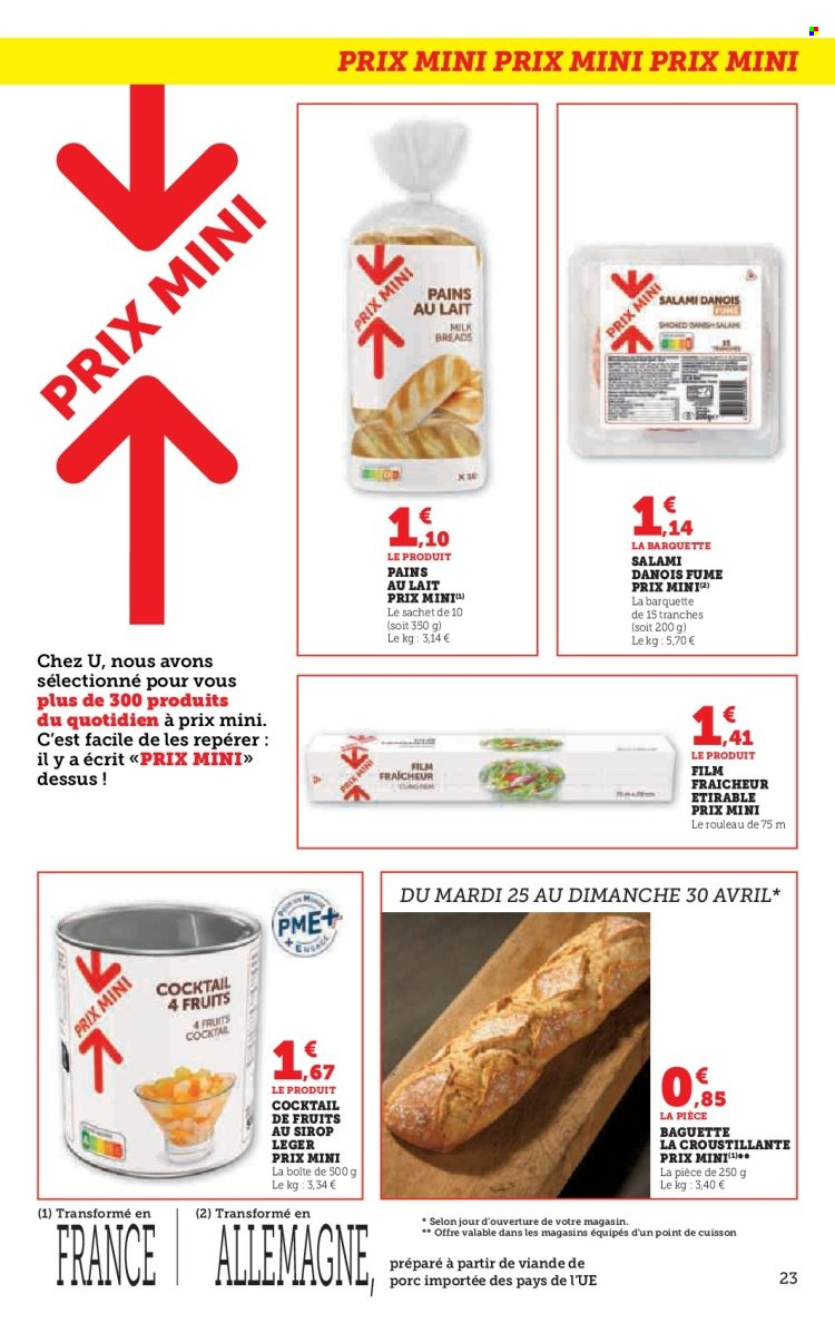Catalogue SUPER U - 25/04/2023 - 07/05/2023. Page 23