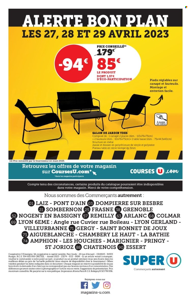 Catalogue SUPER U - 25/04/2023 - 07/05/2023. Page 34