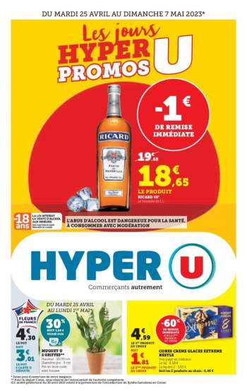 Catalogue HYPER U - 25/04/2023 - 07/05/2023.