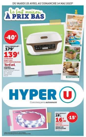 Catalogue HYPER U - 25/04/2023 - 14/05/2023.