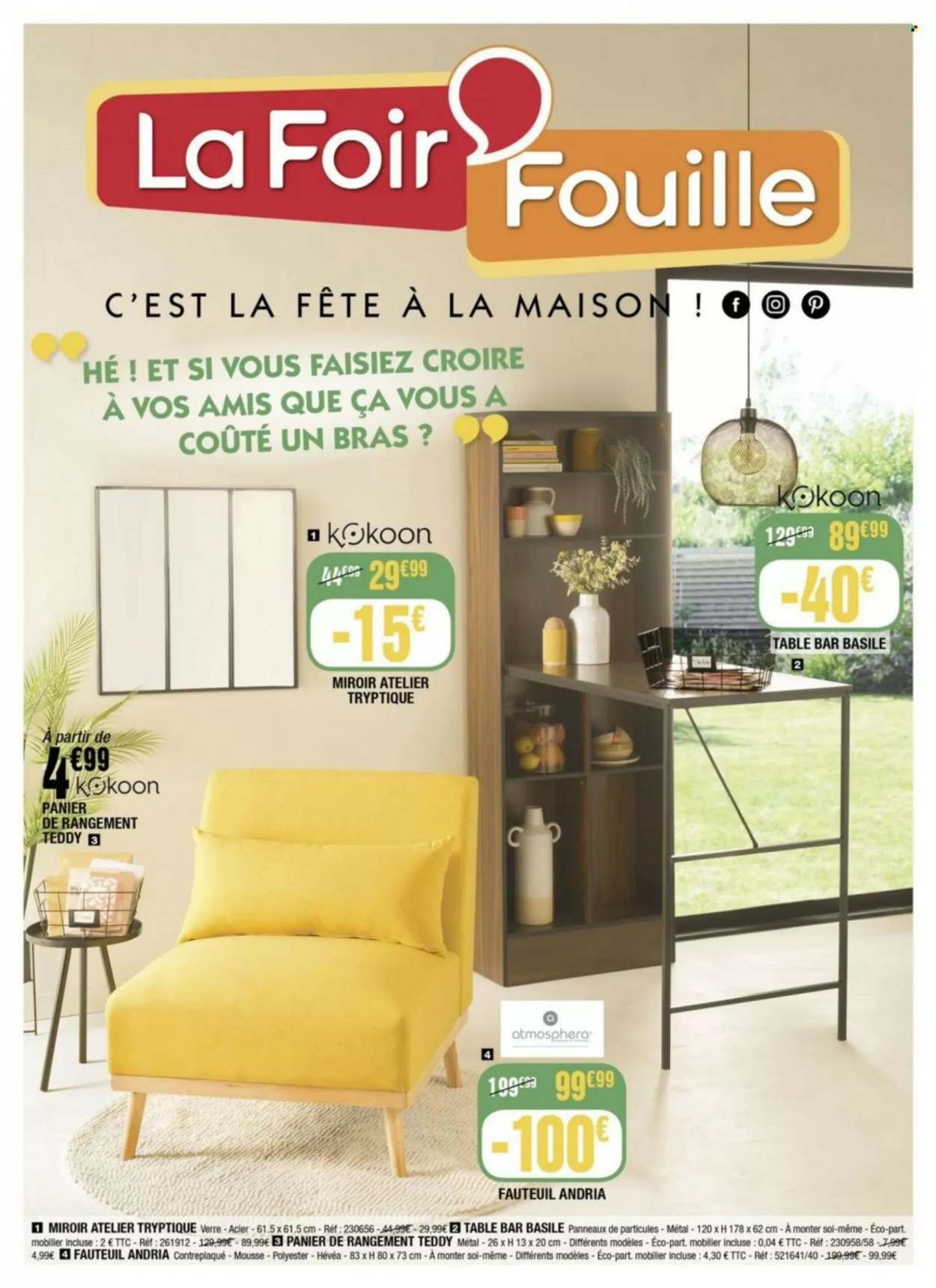Catalogue La Foir'Fouille - 24/04/2023 - 30/04/2023. Page 1