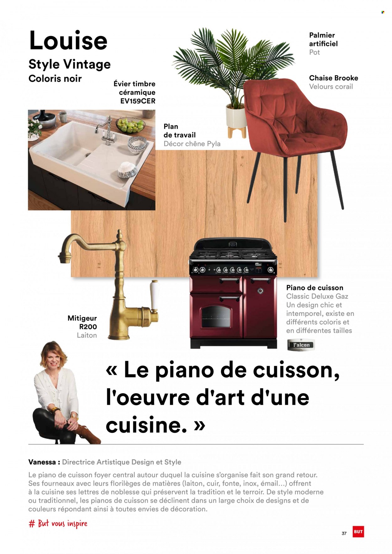 thumbnail - Catalogue BUT - 18/04/2023 - 30/04/2024 - Produits soldés - chaise, piano de cuisson. Page 37.