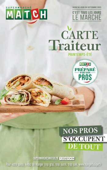 Catalogue Supermarché Match - 28/04/2023 - 30/09/2023.
