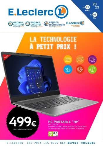 Catalogue E.Leclerc - 25/04/2023 - 07/05/2023.