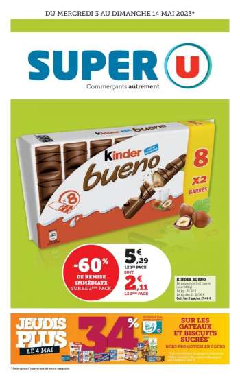 Catalogue SUPER U - 03/05/2023 - 14/05/2023.