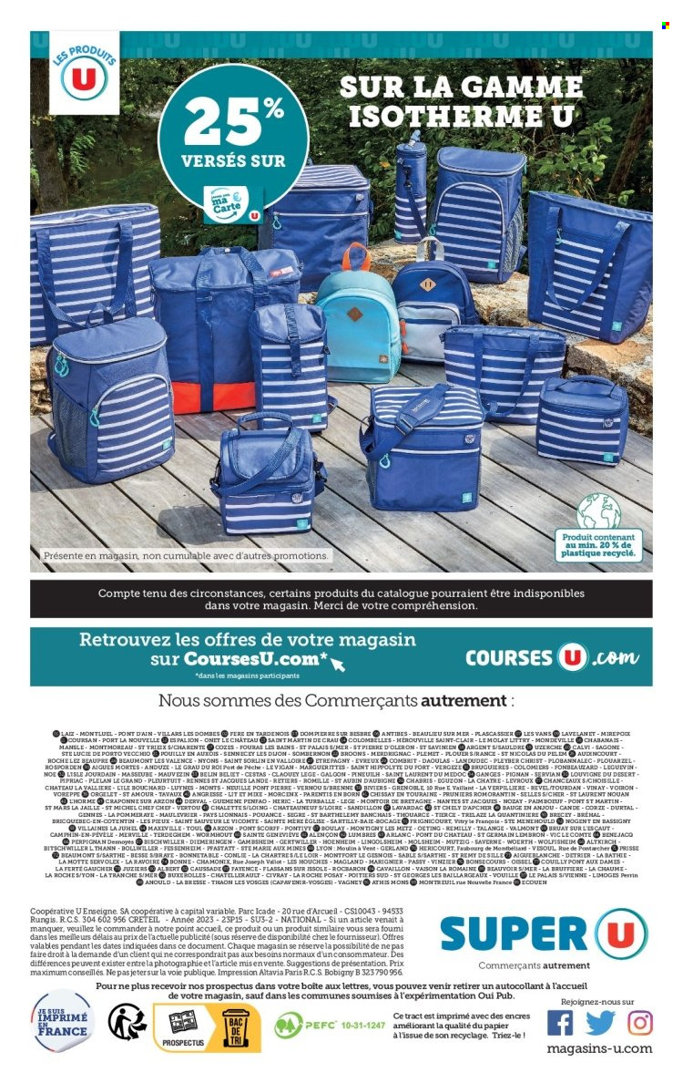 Catalogue SUPER U - 03/05/2023 - 14/05/2023. Page 16