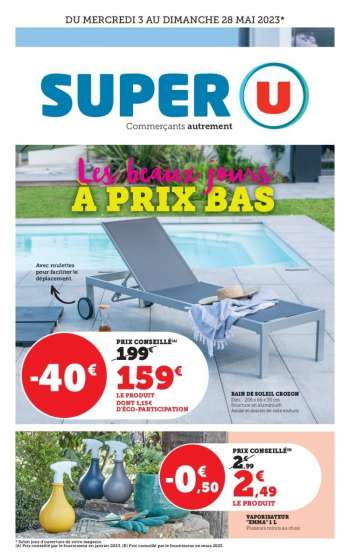 Catalogue SUPER U - 03/05/2023 - 28/05/2023.