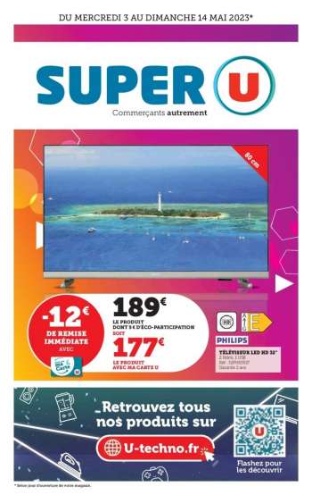 Catalogue SUPER U - 03/05/2023 - 14/05/2023.
