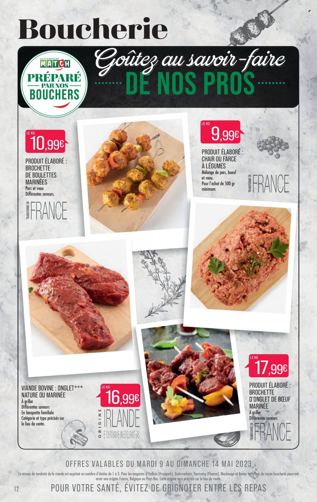 Catalogue Supermarché Match - 09/05/2023 - 14/05/2023. Page 12