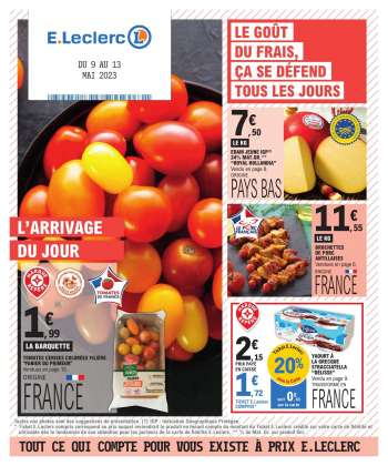 Catalogue E.Leclerc - 09/05/2023 - 13/05/2023.