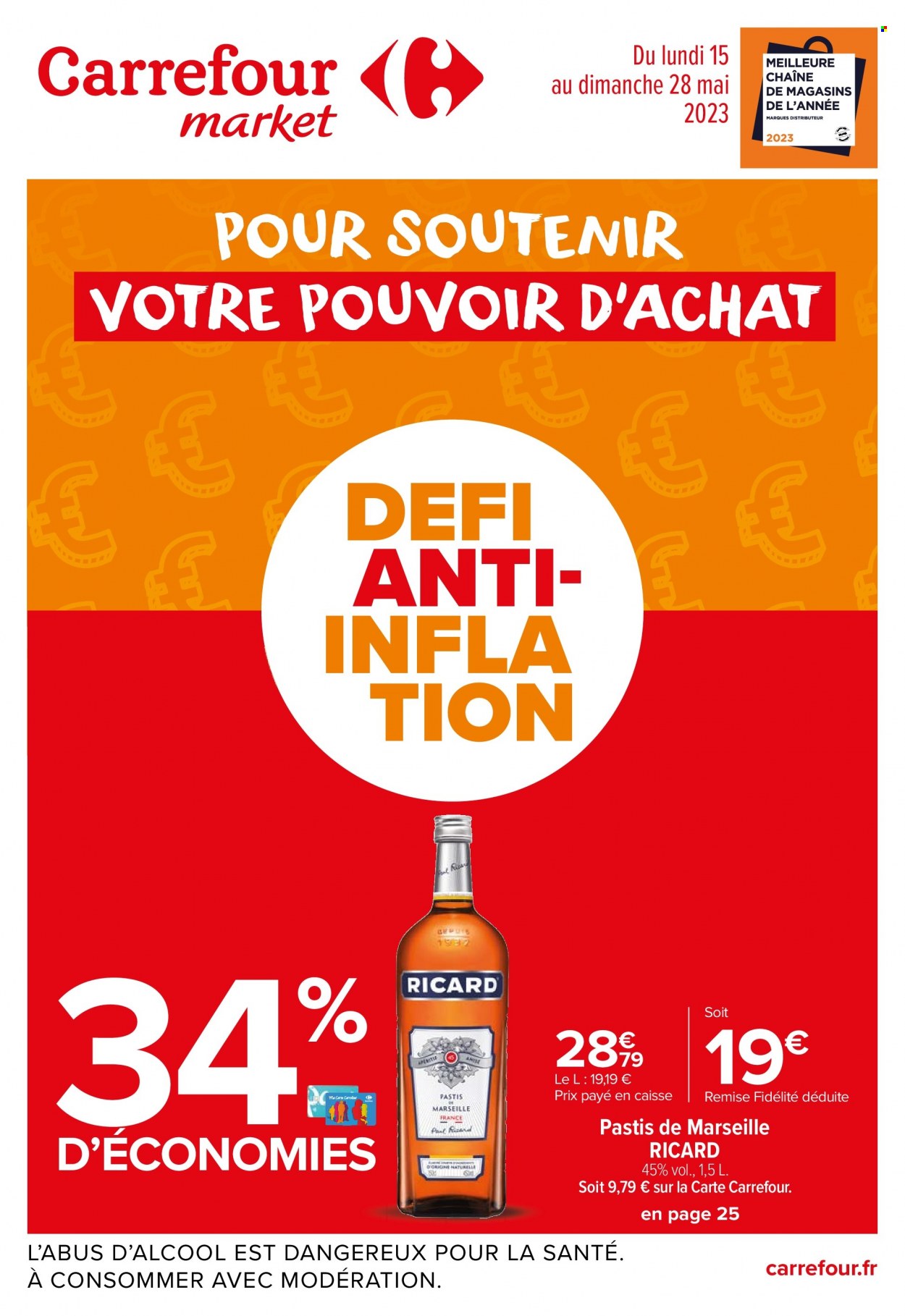 Catalogue Carrefour Market - 15/05/2023 - 28/05/2023. Page 1