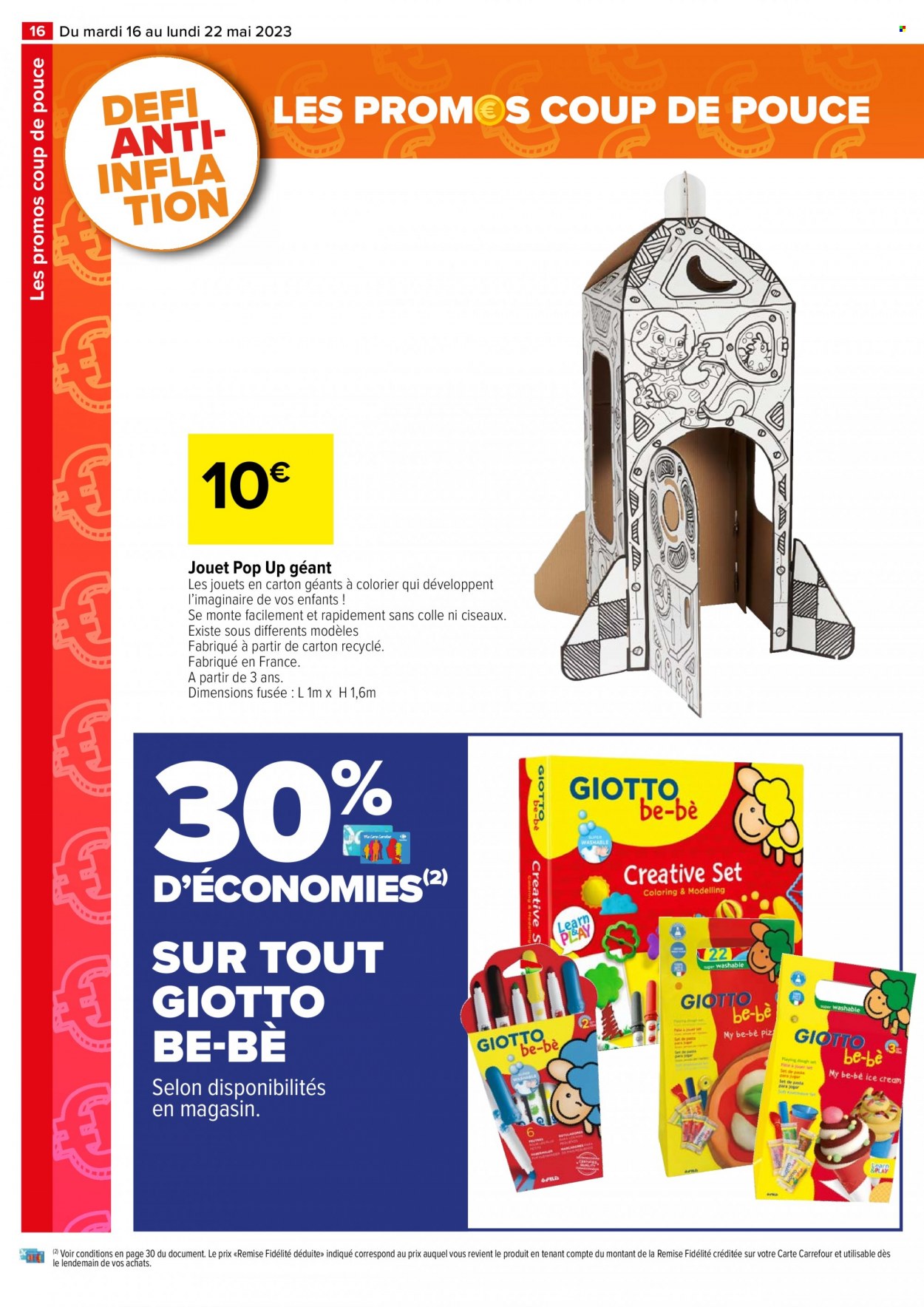 Catalogue Carrefour Hypermarchés - 16/05/2023 - 22/05/2023. Page 16