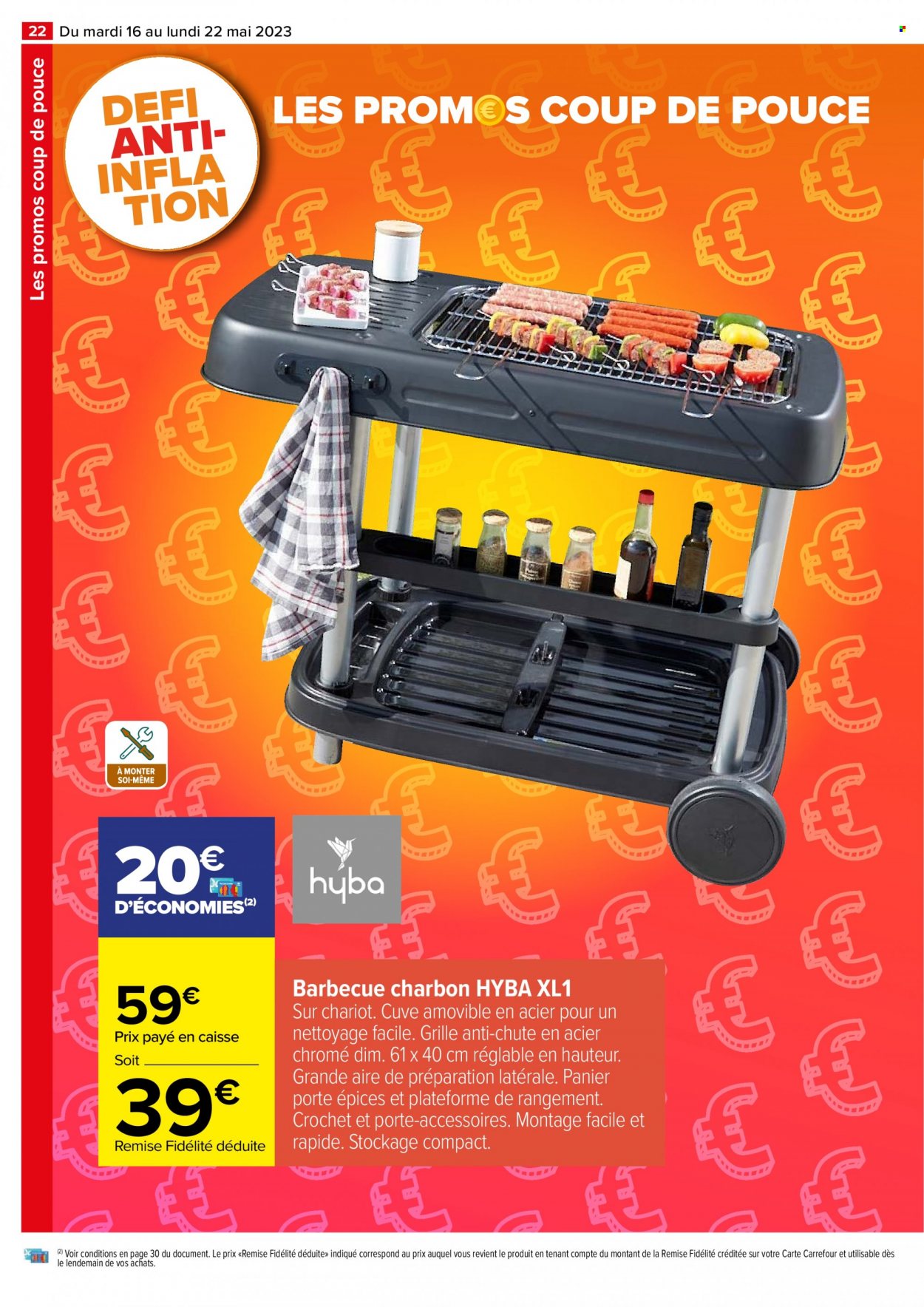 Catalogue Carrefour Hypermarchés - 16/05/2023 - 22/05/2023. Page 22