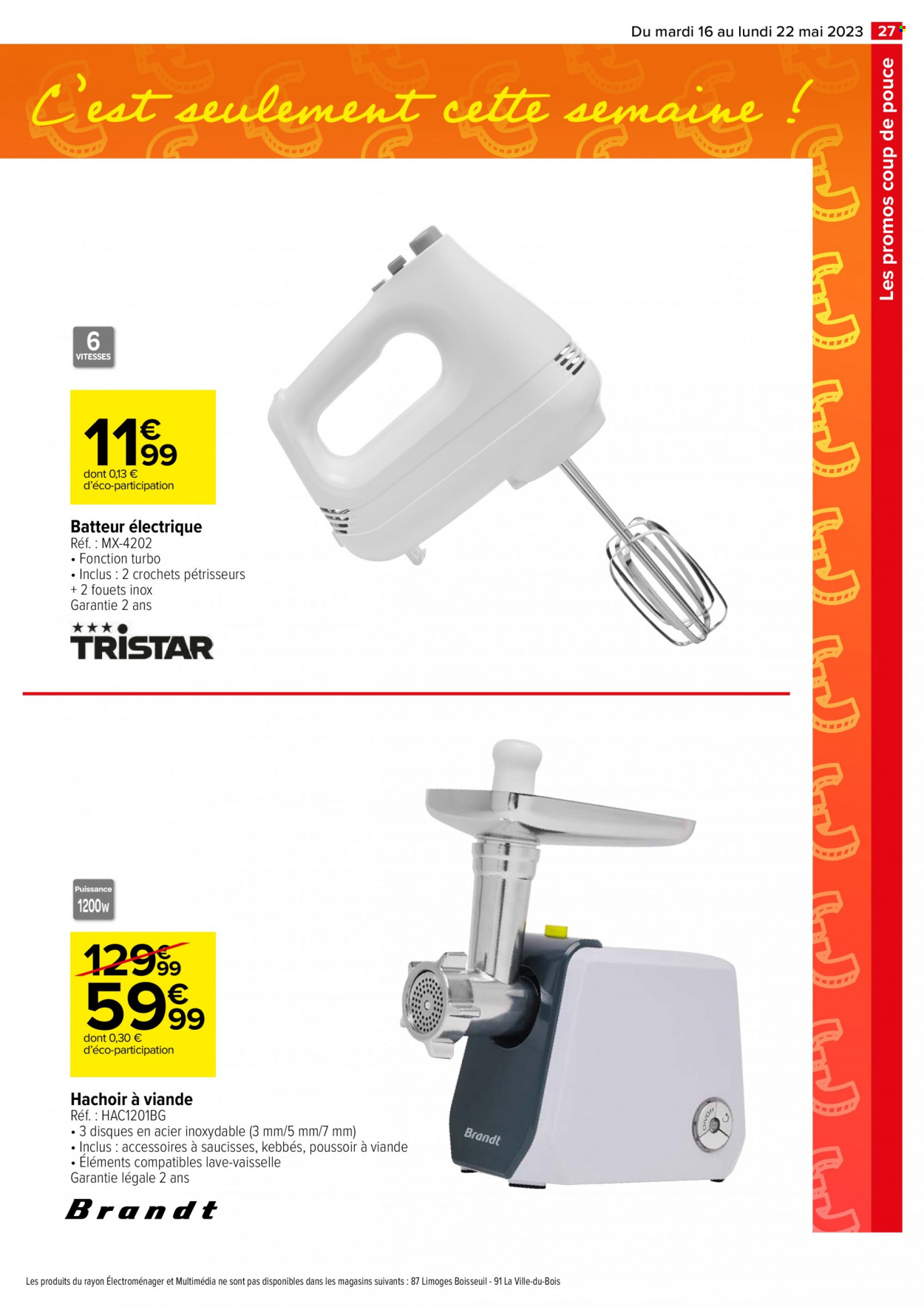 Catalogue Carrefour Hypermarchés - 16/05/2023 - 22/05/2023. Page 27