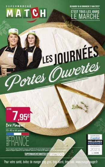 Catalogue Supermarché Match - 16/05/2023 - 21/05/2023.