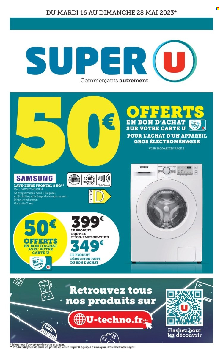 Catalogue SUPER U - 16/05/2023 - 28/05/2023. Page 1