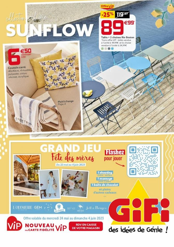 Catalogue GiFi - 24/05/2023 - 04/06/2023. Page 1