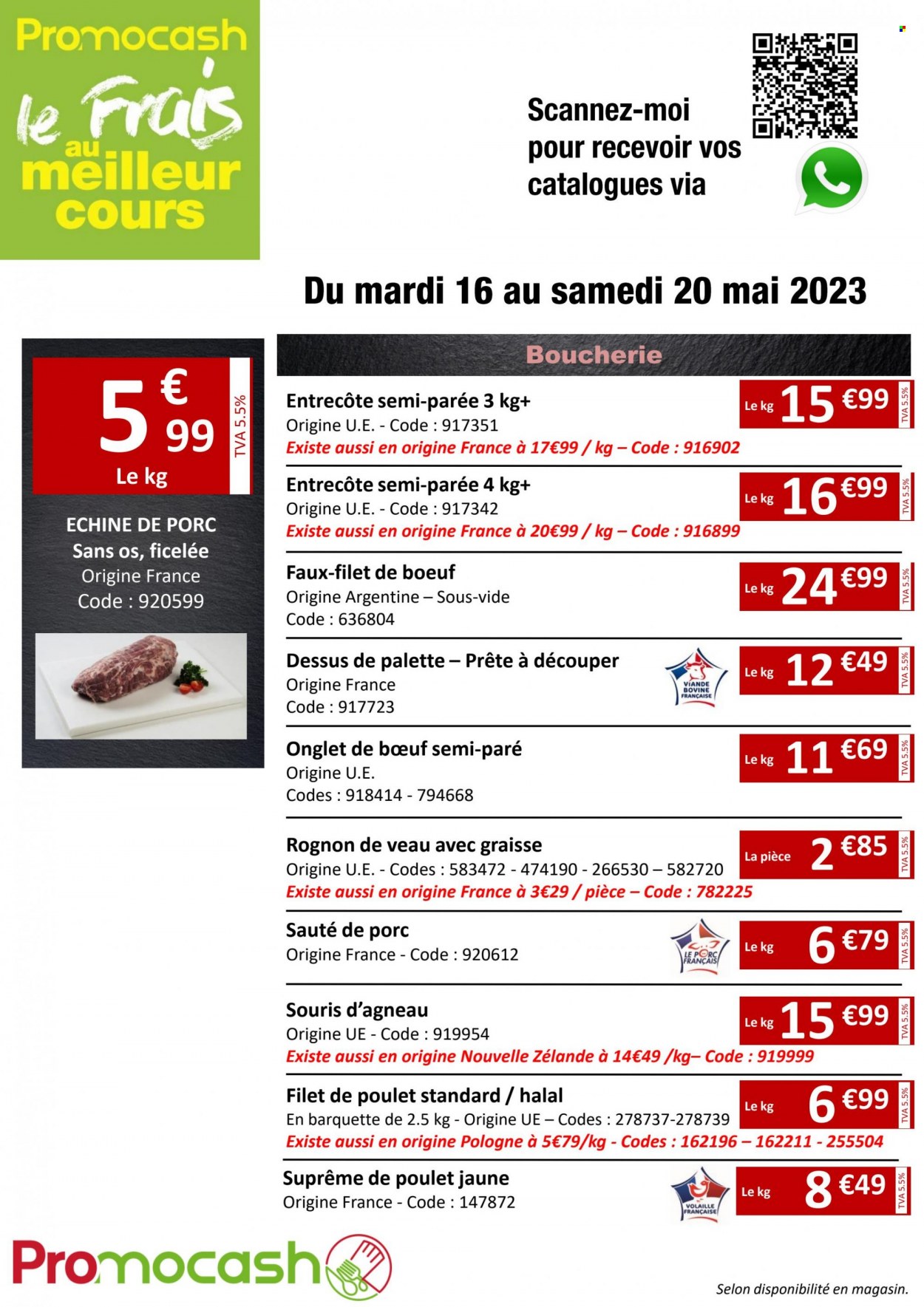Catalogue Promocash - 16/05/2023 - 20/05/2023. Page 1