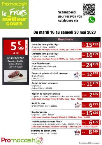 Catalogue Promocash - 16/05/2023 - 20/05/2023.