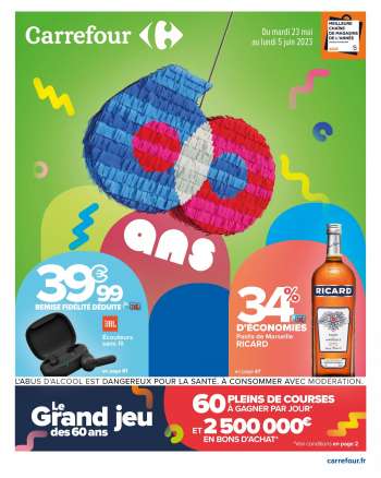 Catalogue Carrefour Hypermarchés - 23/05/2023 - 05/06/2023.