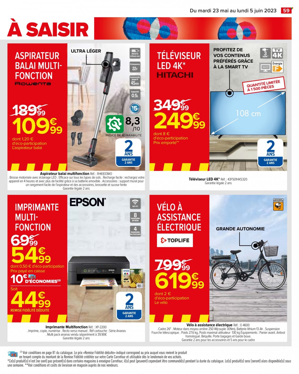 Catalogue Carrefour Hypermarchés - 23/05/2023 - 05/06/2023. Page 61
