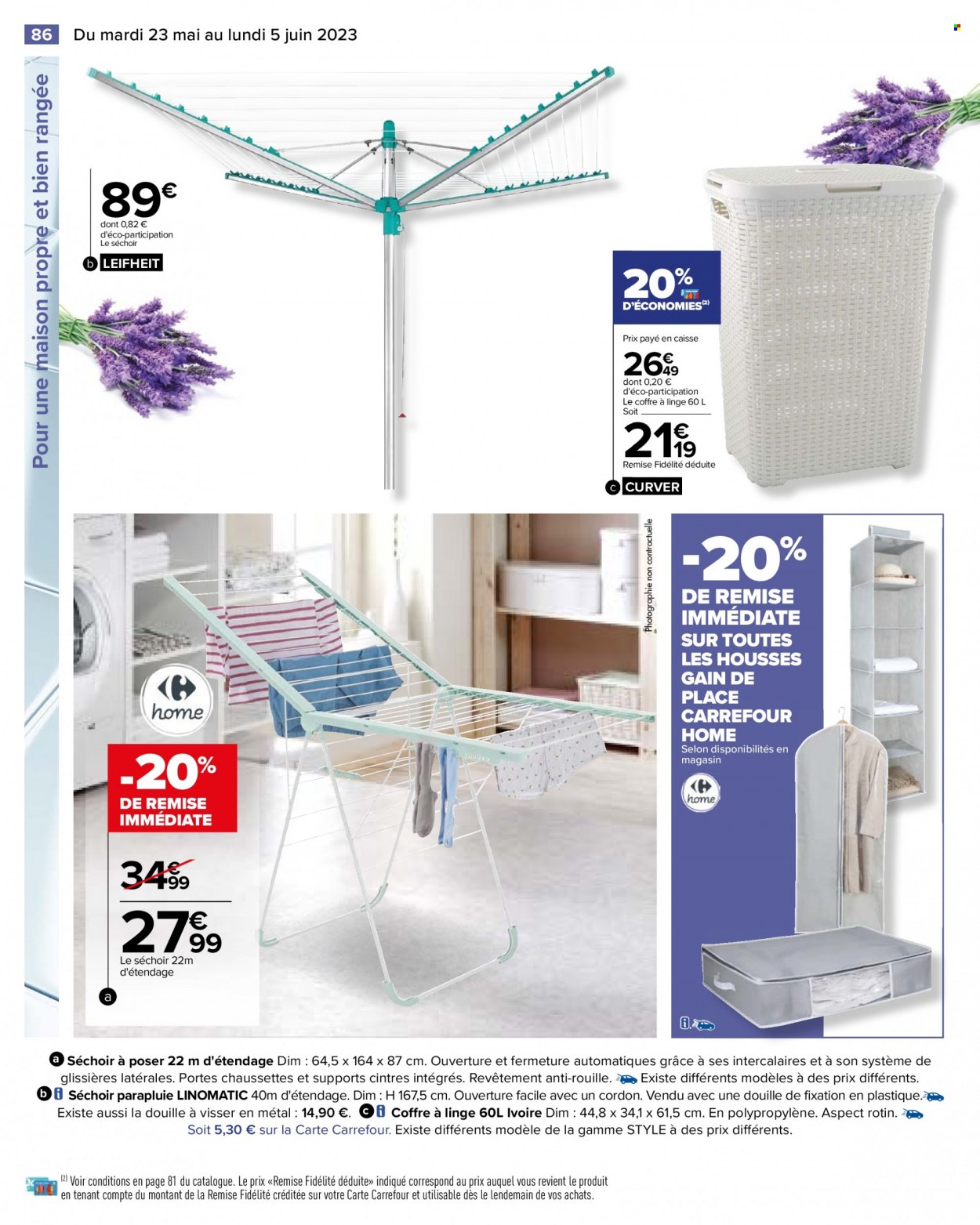 Catalogue Carrefour Hypermarchés - 23/05/2023 - 05/06/2023. Page 88