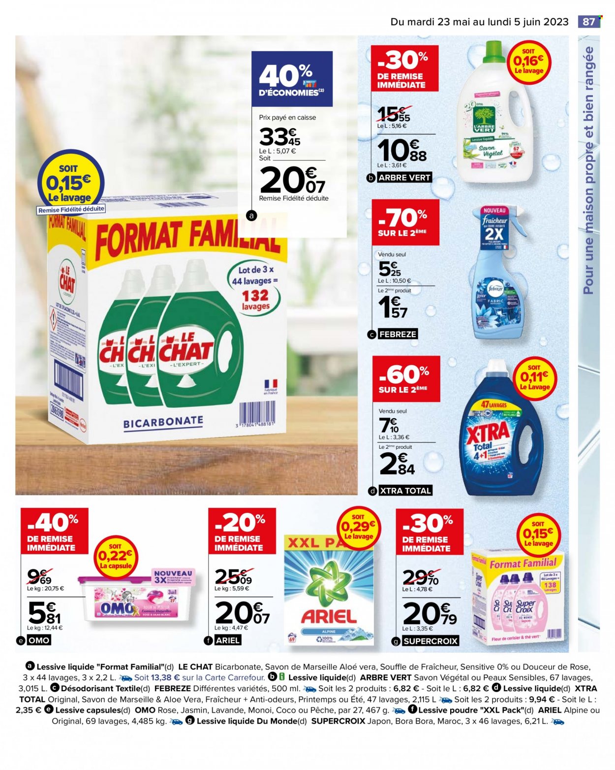 Catalogue Carrefour Hypermarchés - 23/05/2023 - 05/06/2023. Page 89