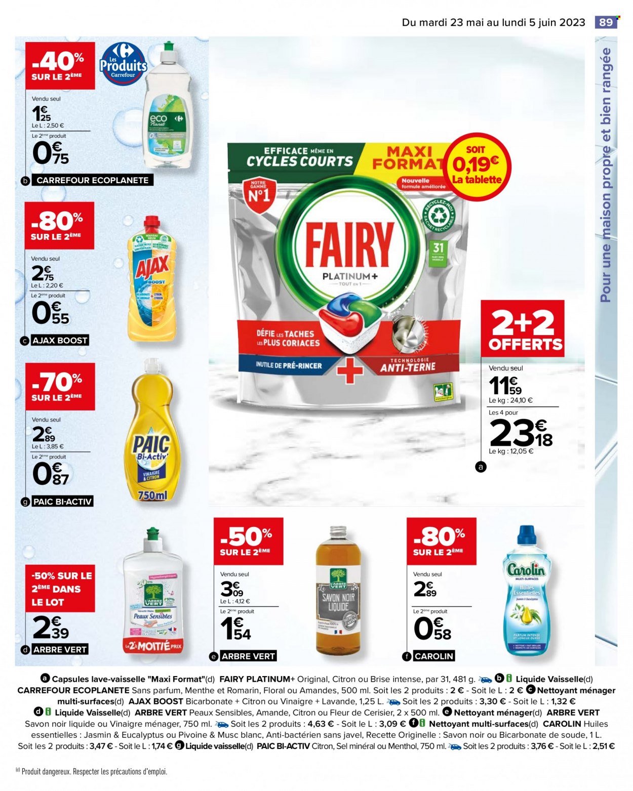 Catalogue Carrefour Hypermarchés - 23/05/2023 - 05/06/2023. Page 91