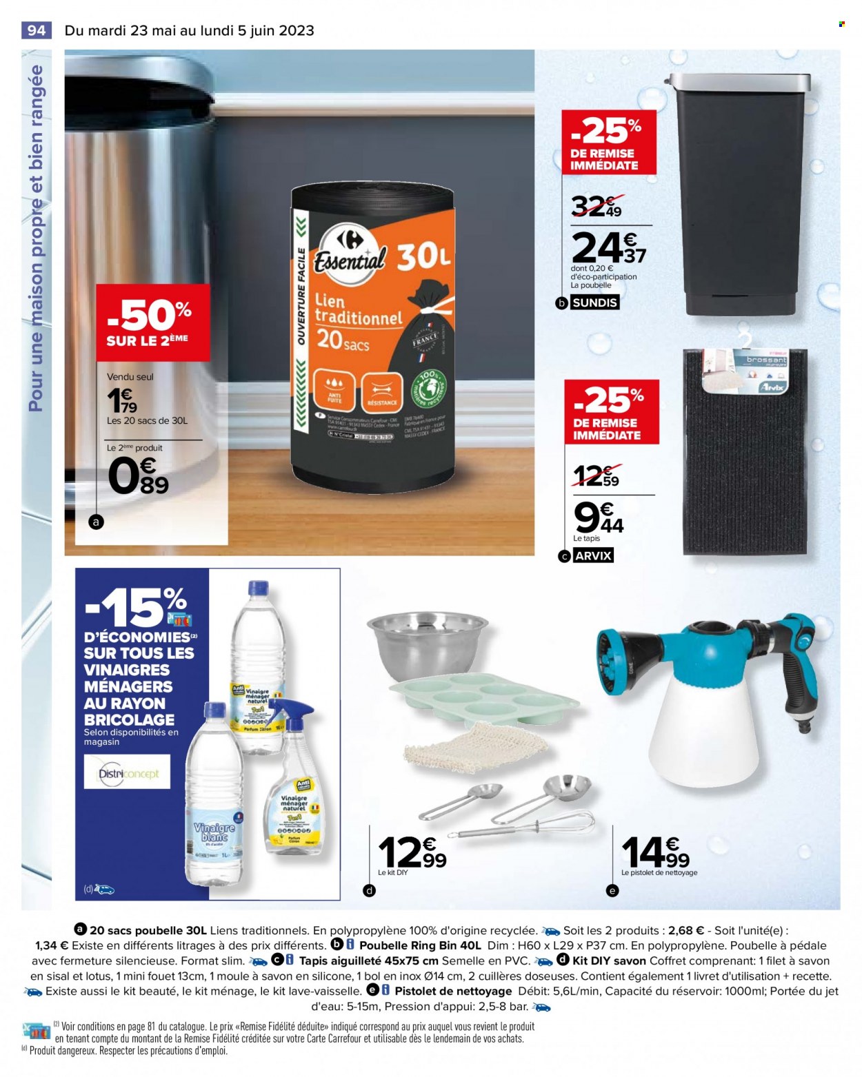 Catalogue Carrefour Hypermarchés - 23/05/2023 - 05/06/2023. Page 96