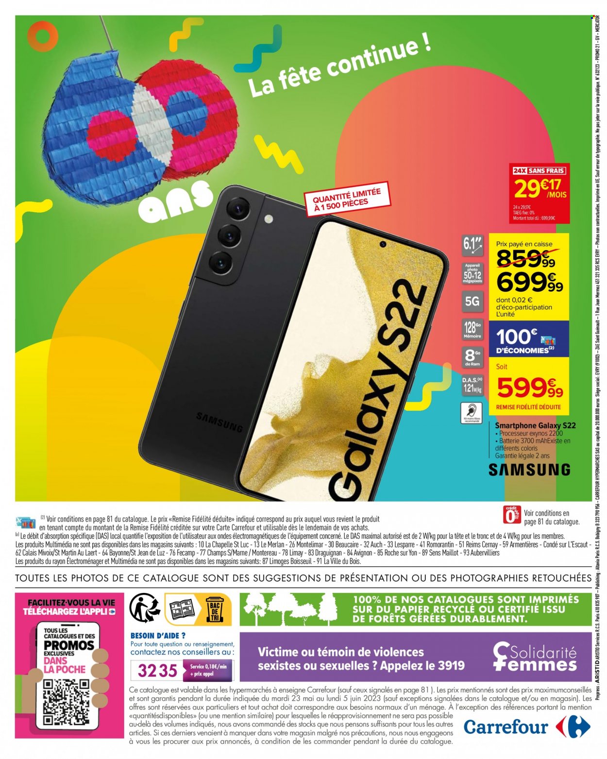 Catalogue Carrefour Hypermarchés - 23/05/2023 - 05/06/2023. Page 98