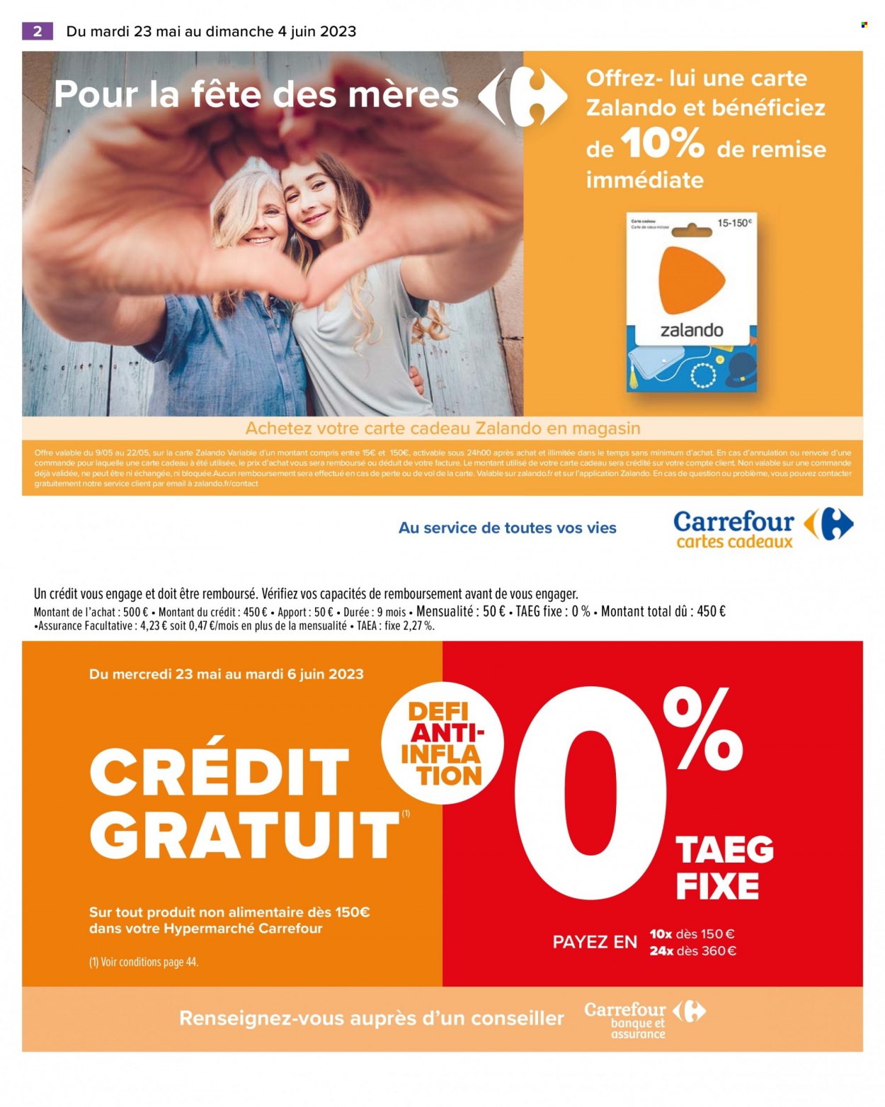 Catalogue Carrefour Hypermarchés - 23/05/2023 - 04/06/2023. Page 2