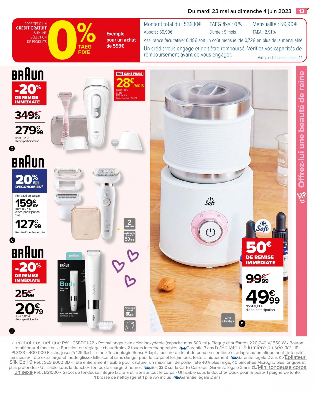 Catalogue Carrefour Hypermarchés - 23/05/2023 - 04/06/2023. Page 13